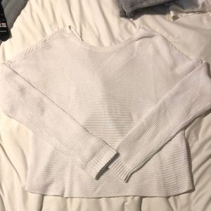 Reversible Medium Hollister Sweater White